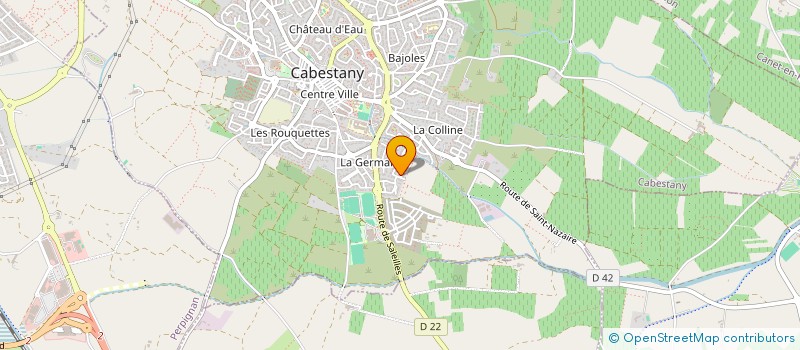 localisation de l'entreprise LES AMIS DE JACQUES CRESTA à CABESTANY