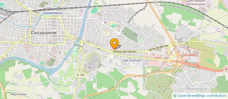 localisation de l'entreprise LES AMIS DE JAISALMER  CARCASSONNE