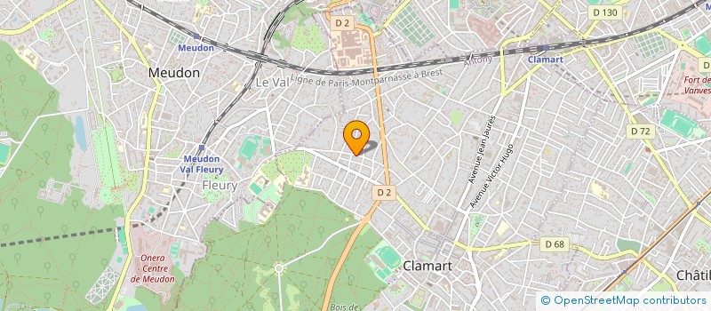 localisation de l'entreprise LES AMIS DE JEAN-DIDIER BERGER AJDB à CLAMART