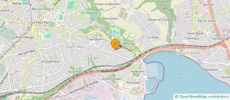 localisation de l'entreprise LES AMIS DE JEAN-PIERRE LE GOFF à BREST