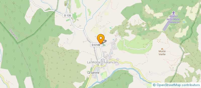 localisation de l'entreprise LES AMIS DE JEANNE  LA MOTTE-CHALANCON