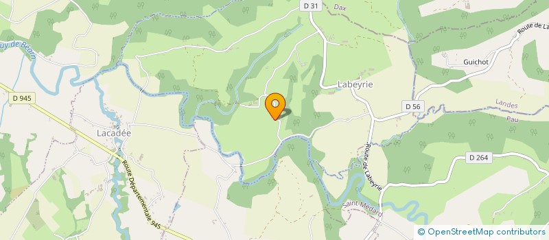 localisation de l'entreprise LES AMIS DE JEFF  LABEYRIE