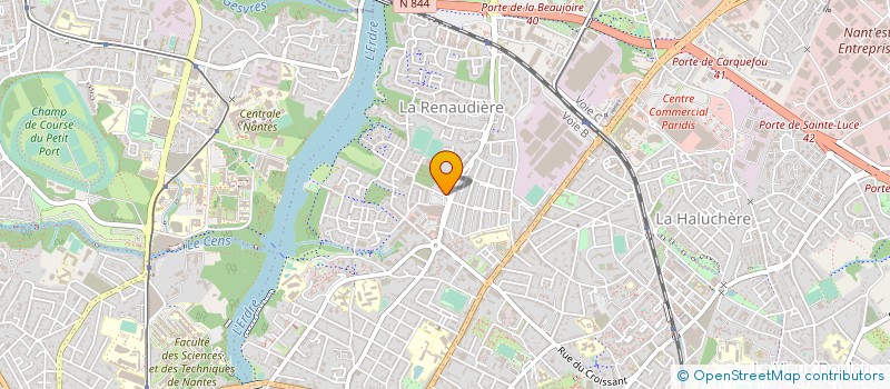 localisation de l'entreprise LES AMIS DE JORDAN à NANTES