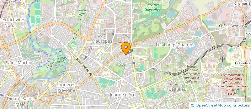 localisation de l'entreprise LES AMIS DE JUCARAL à RENNES