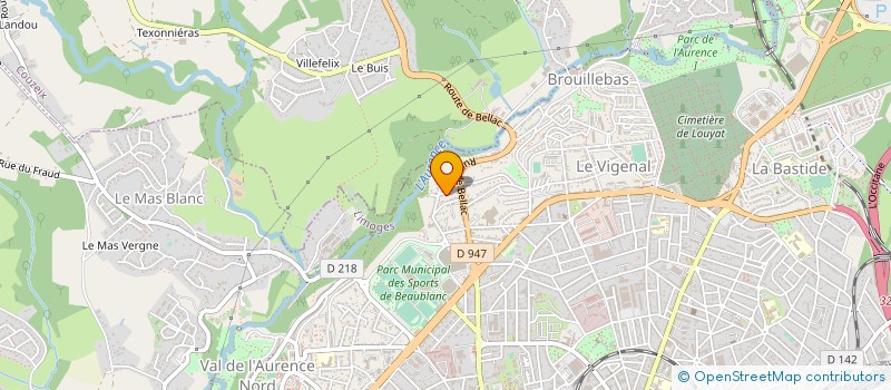 localisation de l'entreprise LES AMIS DE JULES à LIMOGES