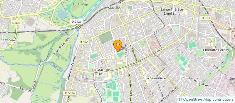 localisation de l'entreprise LES AMIS DE JULES LEQUIER à CAEN