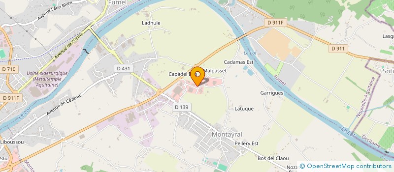 localisation de l'entreprise LES AMIS DE JULIET à MONTAYRAL