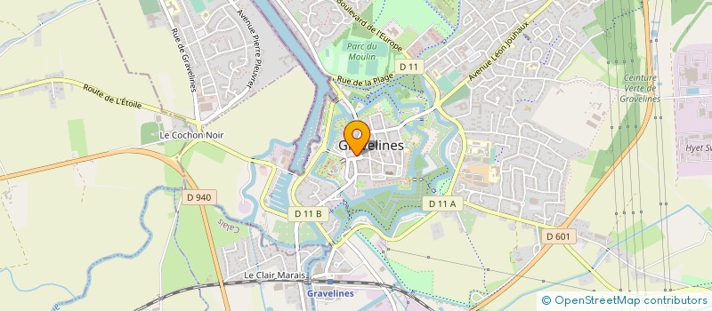 localisation de l'entreprise LES AMIS DE JUMELAGE à GRAVELINES
