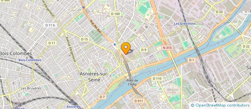 localisation de l'entreprise LES AMIS DE KAKANDE à GENNEVILLIERS