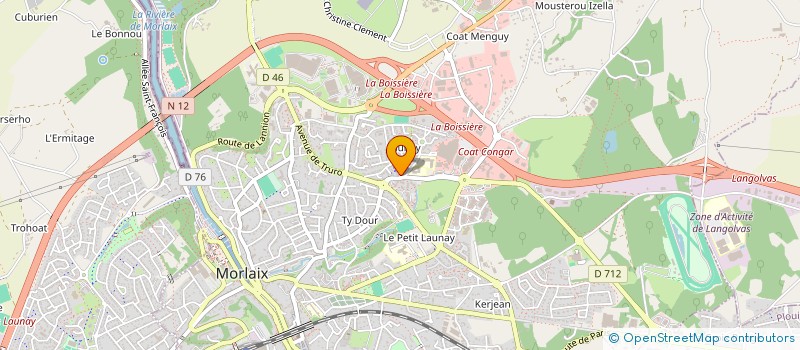 localisation de l'entreprise LES AMIS DE KEROUE à MORLAIX
