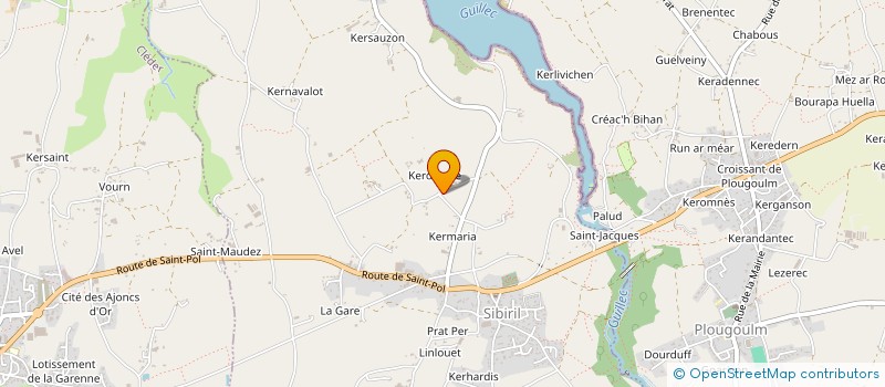 localisation de l'entreprise LES AMIS DE KEROUZERE  SIBIRIL
