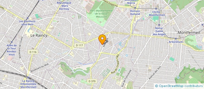 localisation de l'entreprise LES AMIS DE KETER CHLOMO à GAGNY