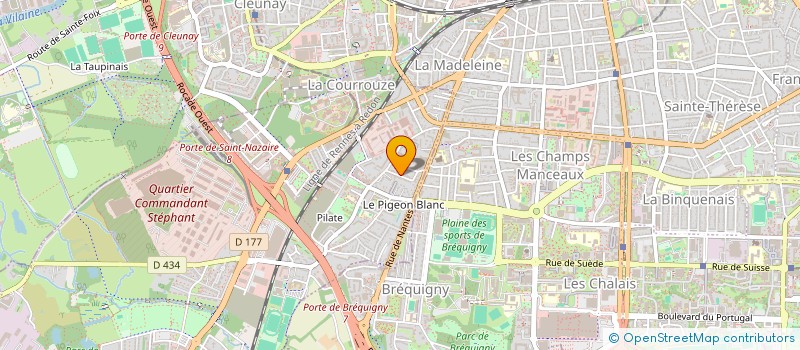 localisation de l'entreprise LES AMIS DE KEVIN GENDRON  SAINT-JACQUES-DE-LA-LANDE