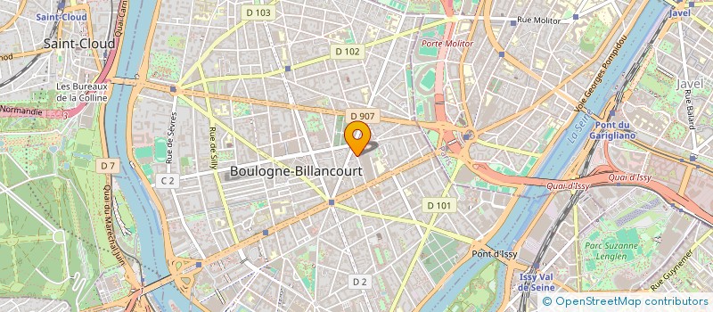 localisation de l'entreprise LES AMIS DE KHADU à BOULOGNE-BILLANCOURT