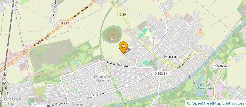 localisation de l'entreprise LES AMIS DE KUJAWIAK  HARNES