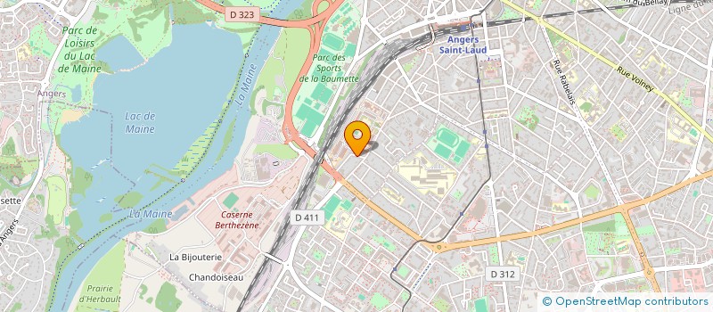 localisation de l'entreprise LES AMIS DE L'ABC à ANGERS