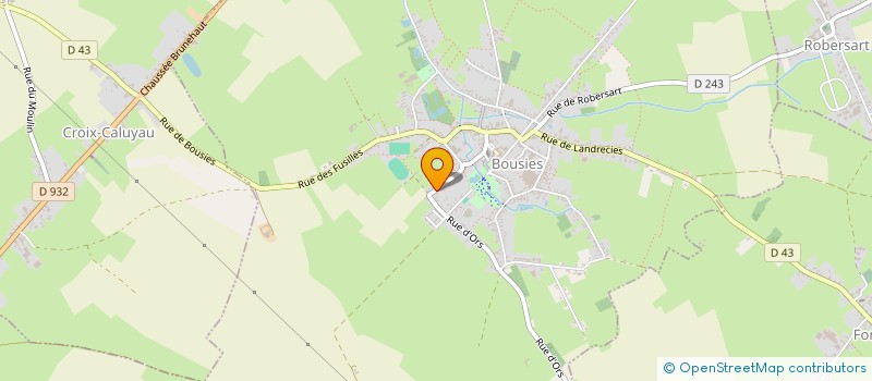 localisation de l'entreprise LES AMIS DE L'ABEILLE NOIRE  BOUSIES