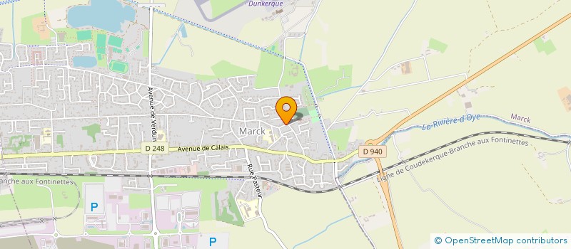 localisation de l'entreprise LES AMIS DE L'ACCORDEON DE MARCK  MARCK