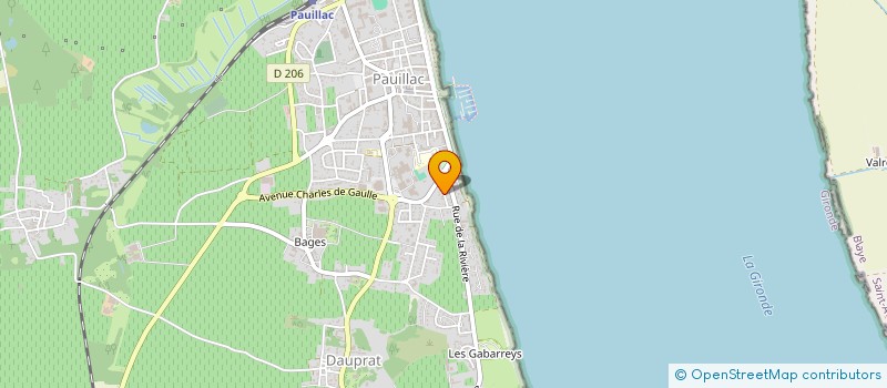 localisation de l'entreprise LES AMIS DE L'AGNEAU DE PAUILLAC  PAUILLAC