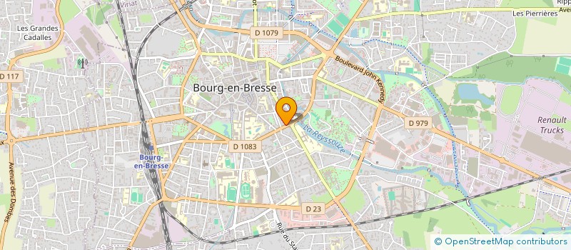 localisation de l'entreprise LES AMIS DE L'AIN DE LA PRESSE COMMUNISTE à BOURG-EN-BRESSE