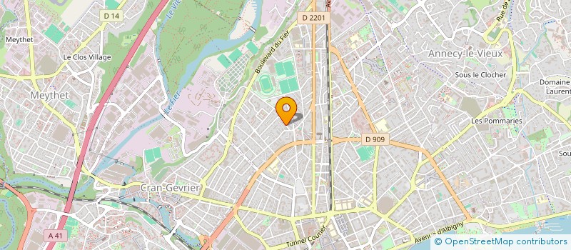 localisation de l'entreprise LES AMIS DE L'ART LYRIQUE D'ANNECY à ANNECY