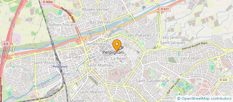 localisation de l'entreprise LES AMIS DE L'ART LYRIQUE DES PYRENEES-ORIENTALES à PERPIGNAN