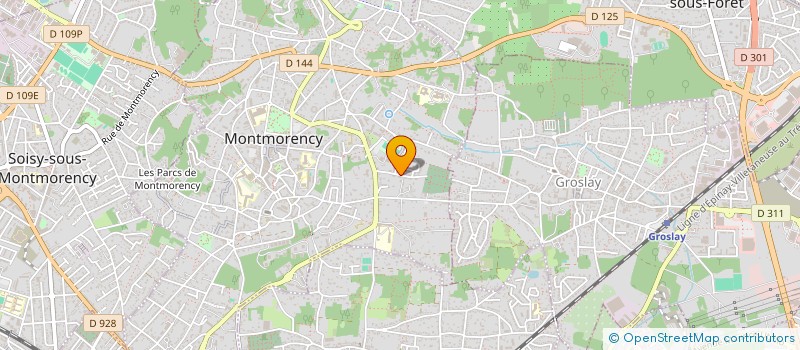 localisation de l'entreprise LES AMIS DE L'ASSOCIATION CULTURELLE ET DE LOISIRS DU VAL DE MONTMORENCY  MONTMORENCY
