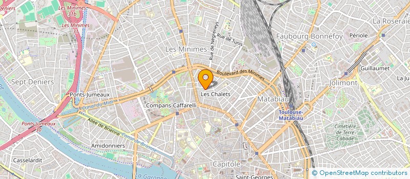 localisation de l'entreprise LES AMIS DE L ATELIER DU GUE à TOULOUSE