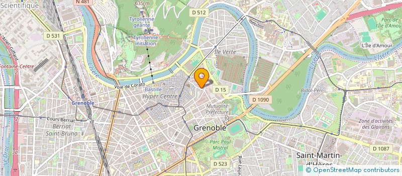 localisation de l'entreprise LES AMIS DE L'ATYPIK à GRENOBLE