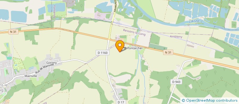 localisation de l'entreprise LES AMIS DE L'AUBERGE à AMBLENY