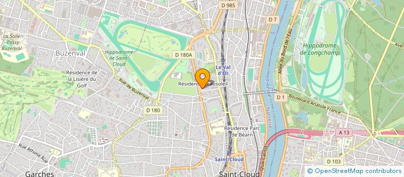 localisation de l'entreprise LES AMIS DE L'AUTO à SAINT-CLOUD