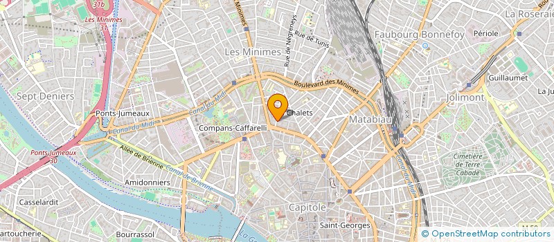 localisation de l'entreprise LES AMIS DE L'AUTRUCHE à TOULOUSE