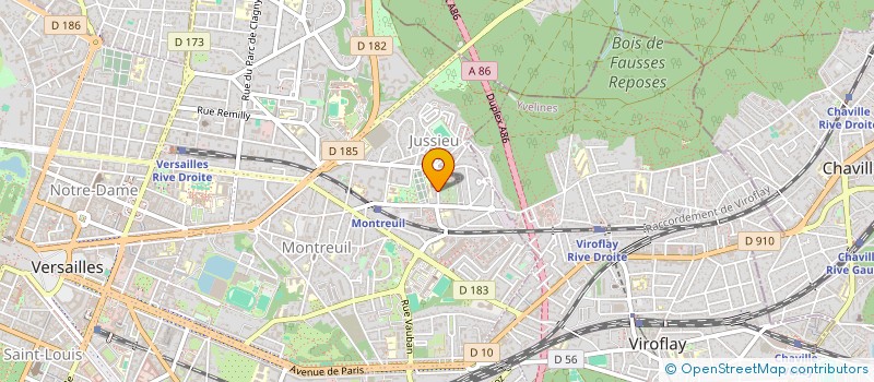 localisation de l'entreprise LES AMIS DE L ECHO DU QUARTIER à VERSAILLES