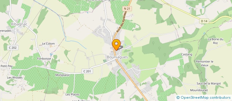 localisation de l'entreprise LES AMIS DE L'ECOLE à BOUNIAGUES