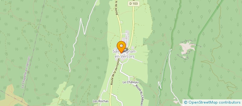 localisation de l'entreprise LES AMIS DE L' ECOLE à LA CHAPELLE-EN-VERCORS