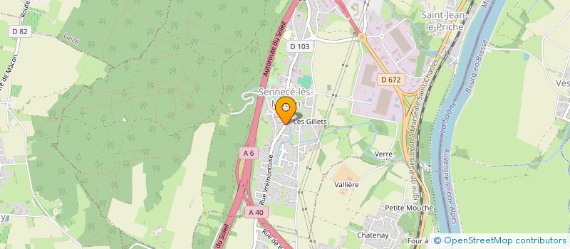 localisation de l'entreprise LES AMIS DE L'ECOLE à MACON