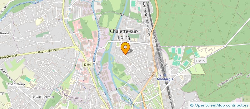 localisation de l'entreprise LES AMIS DE L ECOLE à CHALETTE-SUR-LOING