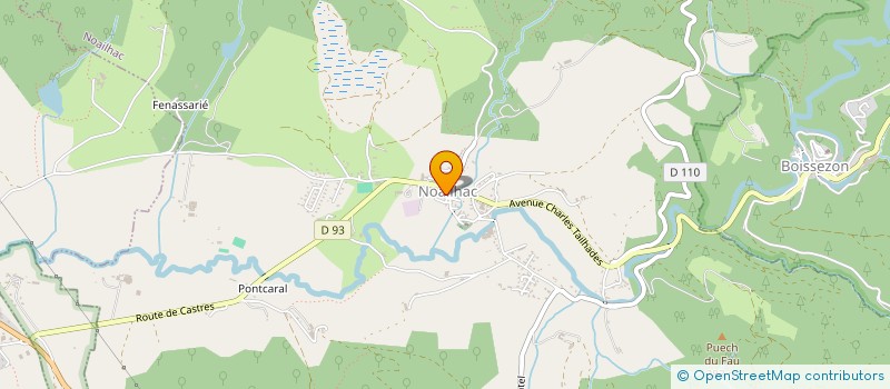 localisation de l'entreprise LES AMIS DE L'ECOLE DE NOILHAC à NOAILHAC