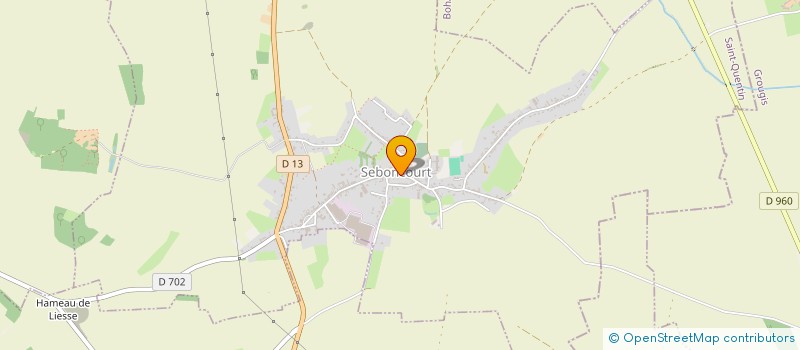 localisation de l'entreprise LES AMIS DE L ECOLE DE SEBONCOURT  SEBONCOURT