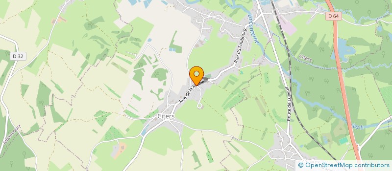 localisation de l'entreprise LES AMIS DE L'ECOLE DES 4 VILLAGES  CITERS