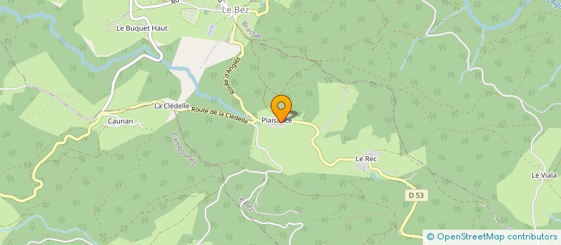 localisation de l'entreprise LES AMIS DE L'ECOLE DU BEZ  LE BEZ