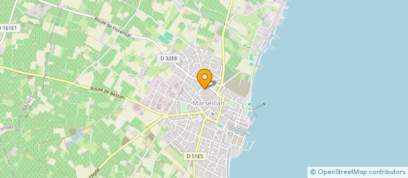 localisation de l'entreprise LES AMIS DE L'ECOLE MARIE FAYET à MARSEILLAN