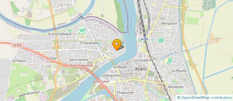 localisation de l'entreprise LES AMIS DE L'ECOLE MATERNELLE DE TRINQUETAILLE à ARLES