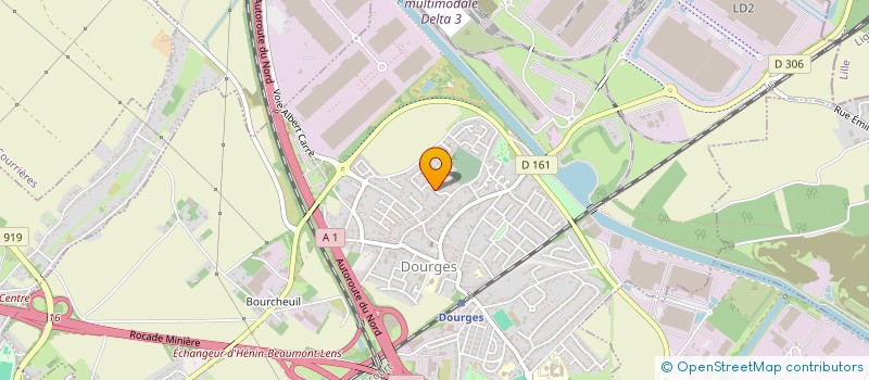 localisation de l'entreprise LES AMIS DE L ECOLE PUBLIQUE  DOURGES