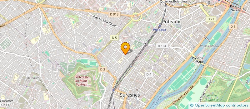 localisation de l'entreprise LES AMIS DE L EDEN à SURESNES