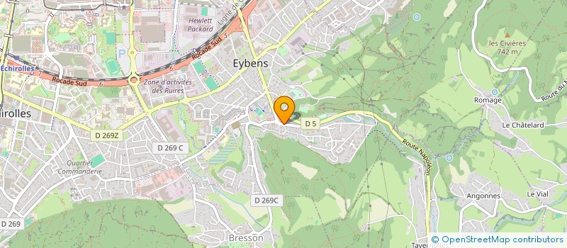 localisation de l'entreprise LES AMIS DE L EGLISE D EYBENS  EYBENS