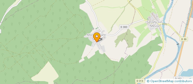 localisation de l'entreprise LES AMIS DE L 'EGLISE DE MONT à MONT-DEVANT-SASSEY