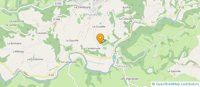 localisation de l'entreprise LES AMIS DE L EGLISE DE SAINT JULIEN DE MALMONT à CONQUES-EN-ROUERGUE