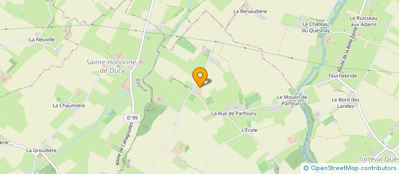 localisation de l'entreprise LES AMIS DE L'EGLISE DE SALLEN  SALLEN