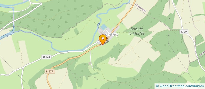 localisation de l'entreprise LES AMIS DE L'EGLISE ROMANE DE MALMY  CHEMERY-CHEHERY